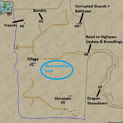 A Rangers Tale Map Locations